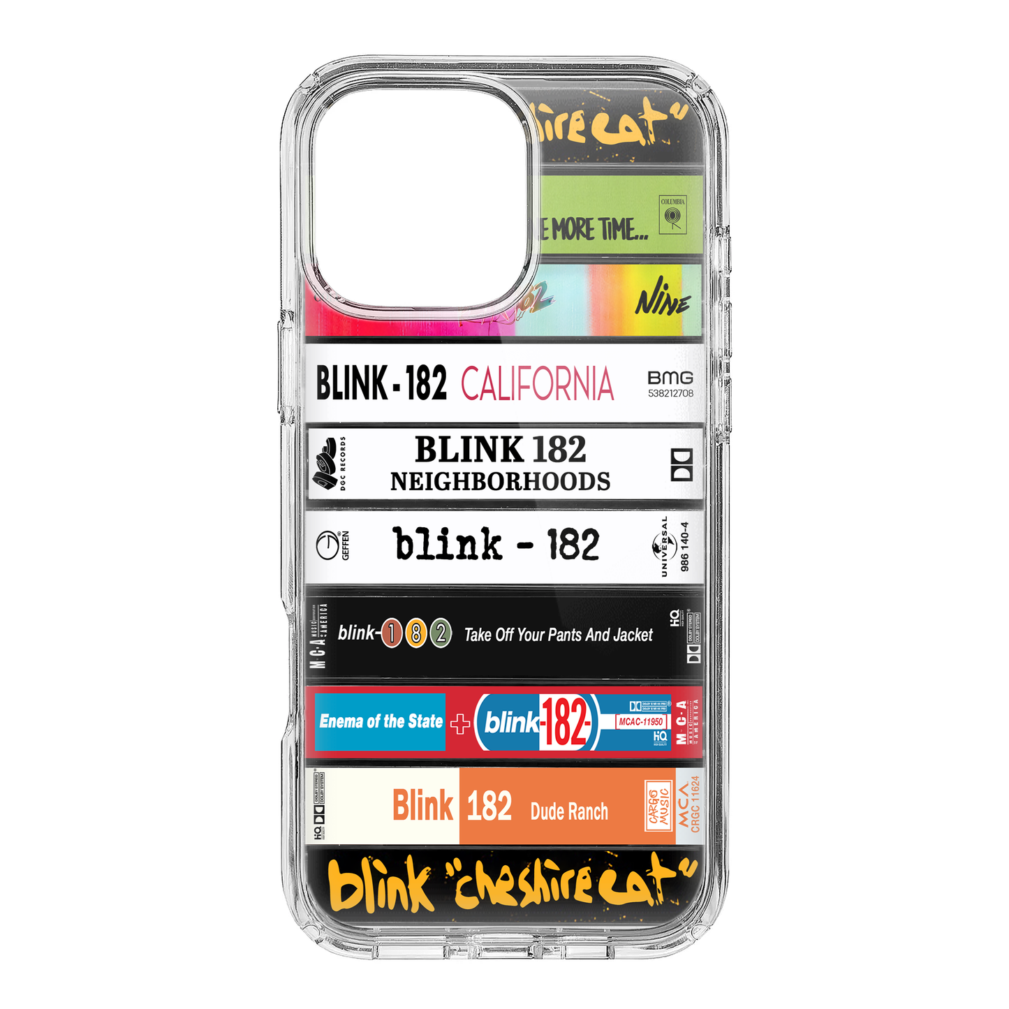Blink-182 Albums Cassette Collection Retro Phone Case