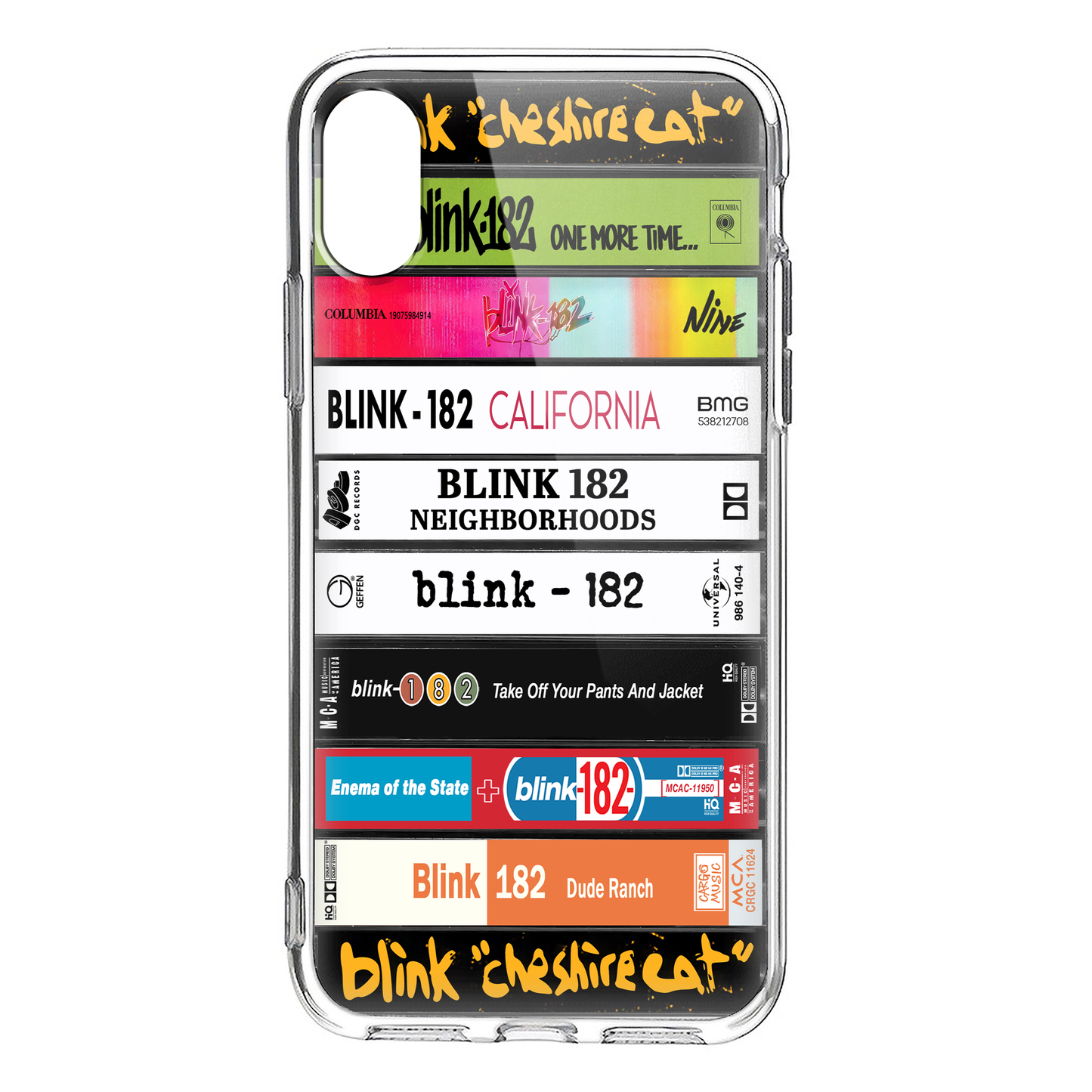 Blink-182 Albums Cassette Collection Retro Phone Case