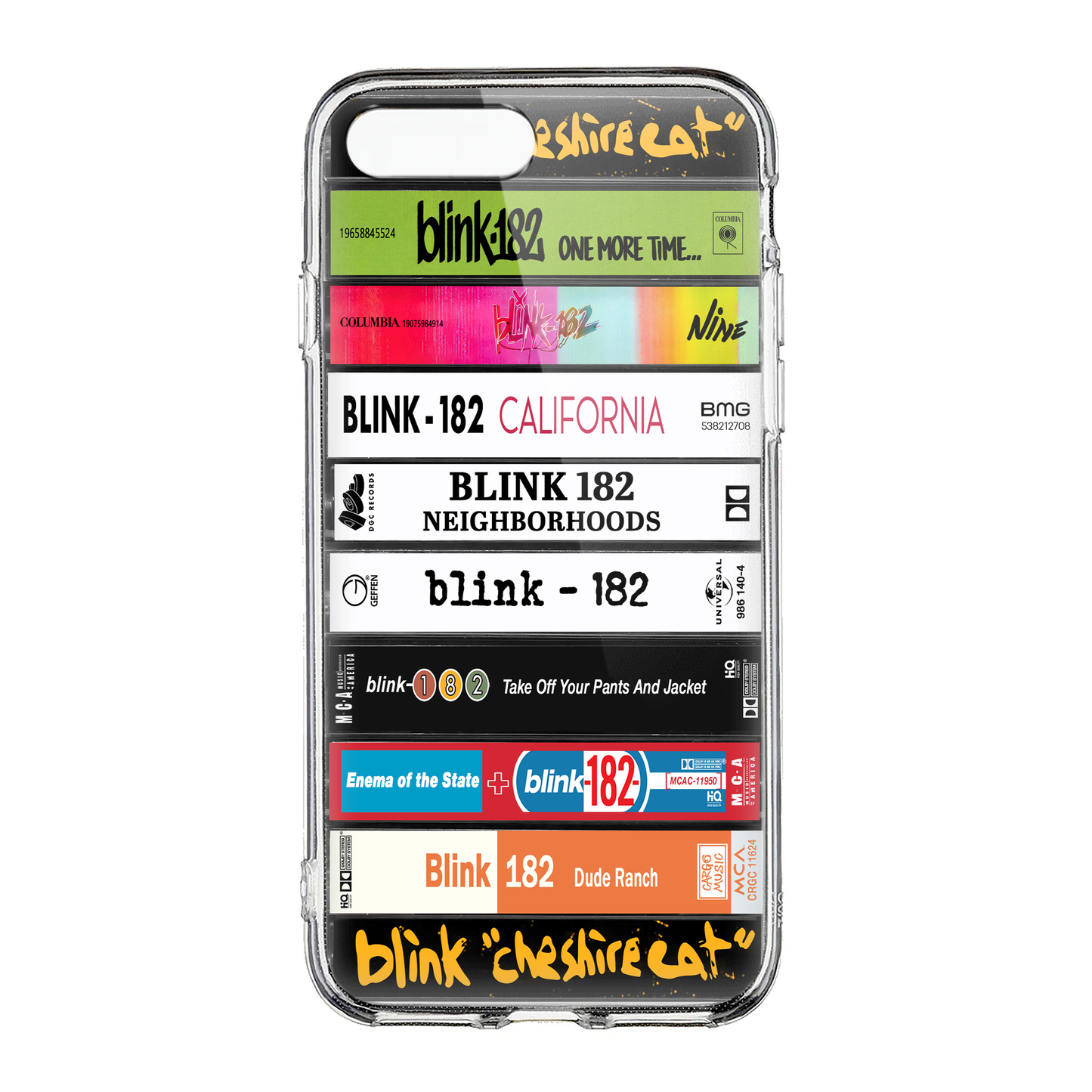 Blink-182 Albums Cassette Collection Retro Phone Case