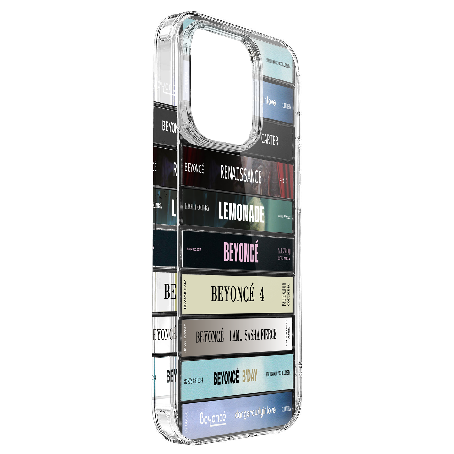 Beyoncé Albums Cassette Collection Retro Phone Case
