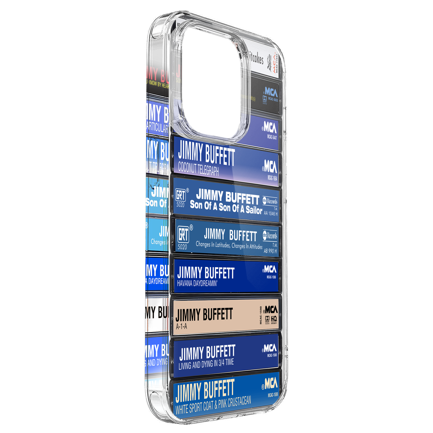 Jimmy Buffett Albums Cassette Collection Retro Phone Case