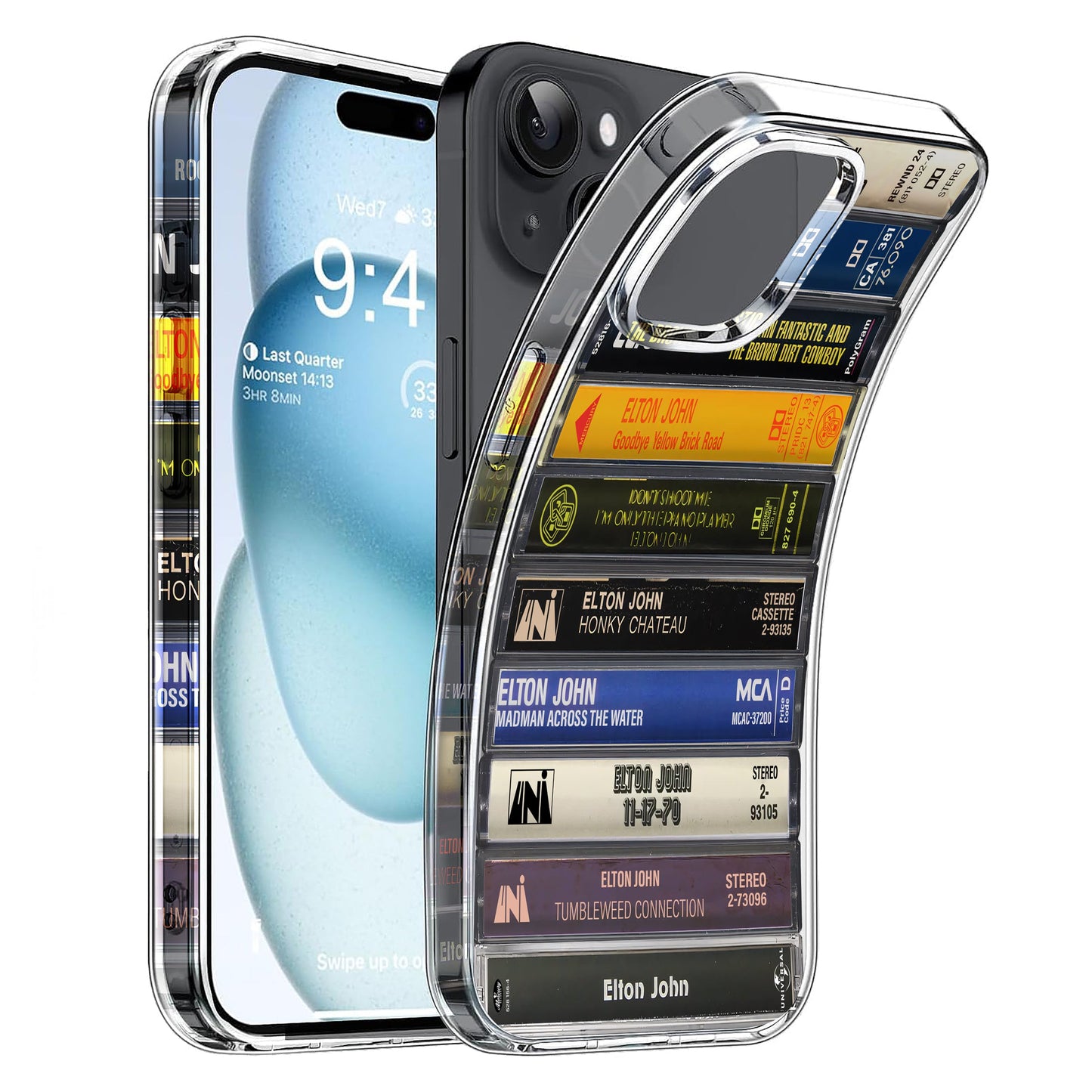 Elton John Albums Cassette Collection Retro Phone Case