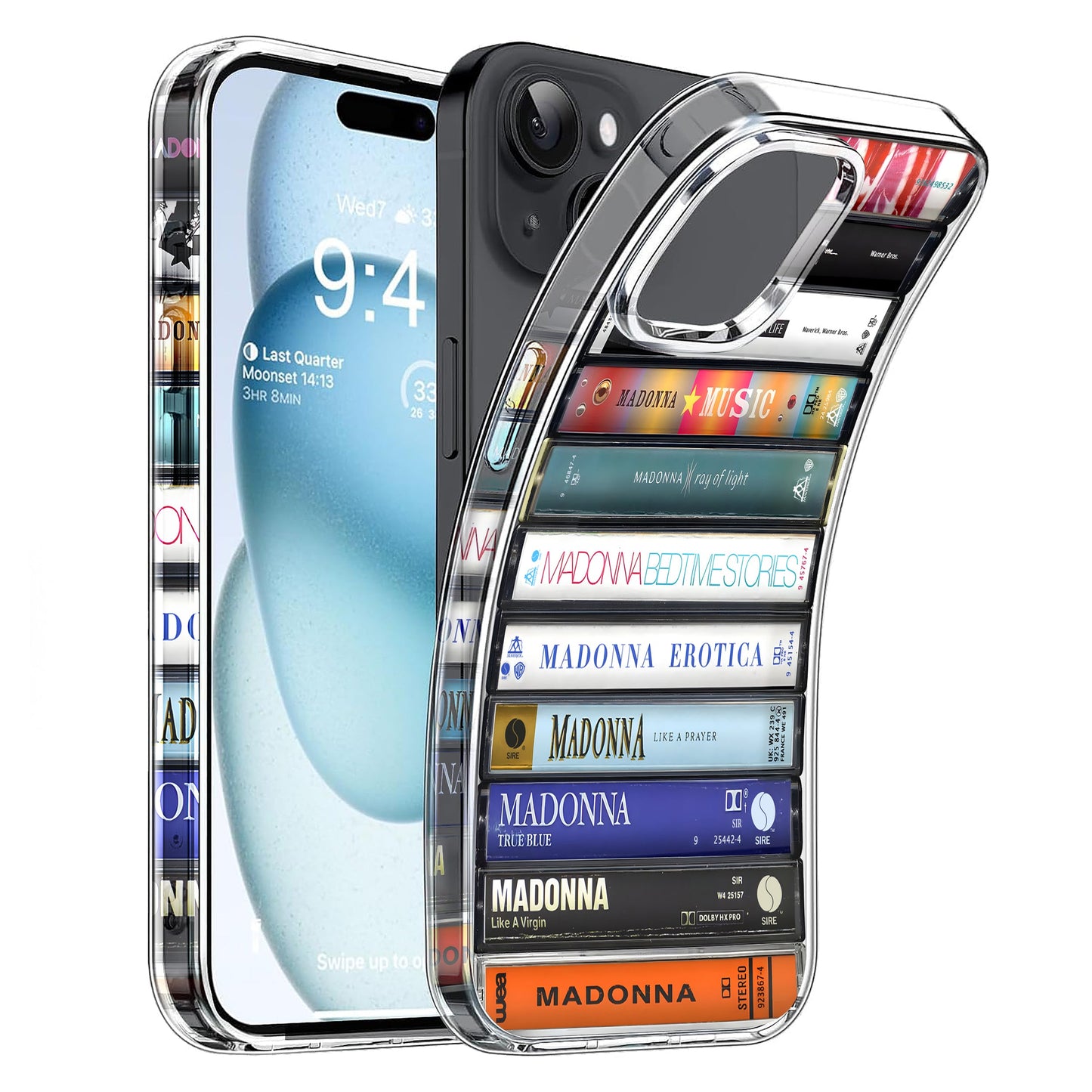 Madonna Albums Cassette Collection Retro Phone Case