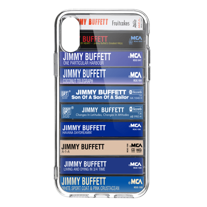 Jimmy Buffett Albums Cassette Collection Retro Phone Case
