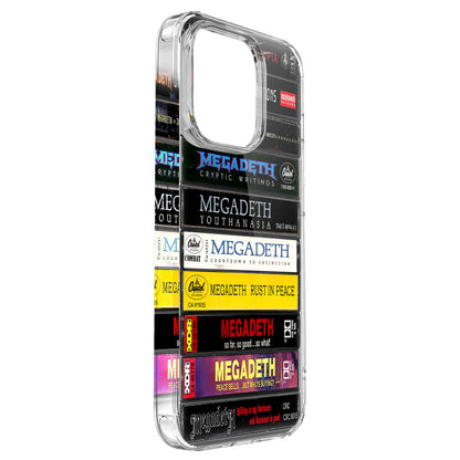 Megadeth Albums Cassette Collection Retro Phone Case