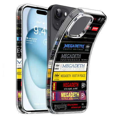 Megadeth Albums Cassette Collection Retro Phone Case