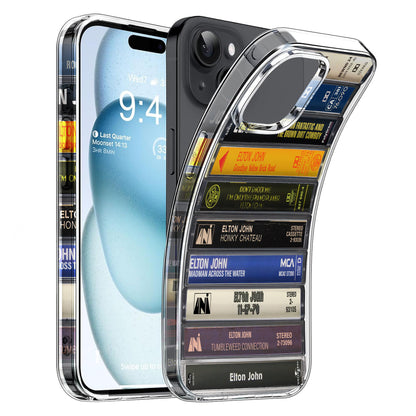 Elton John Albums Cassette Collection Retro Phone Case