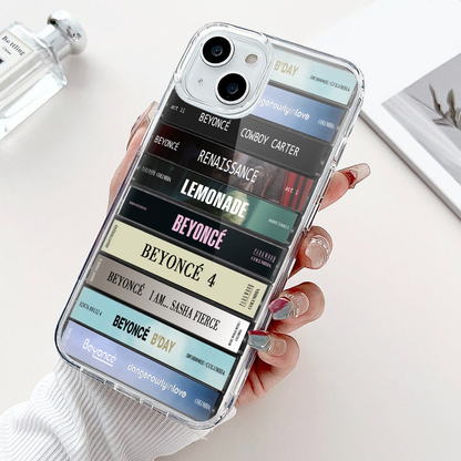 Beyoncé Albums Cassette Collection Retro Phone Case