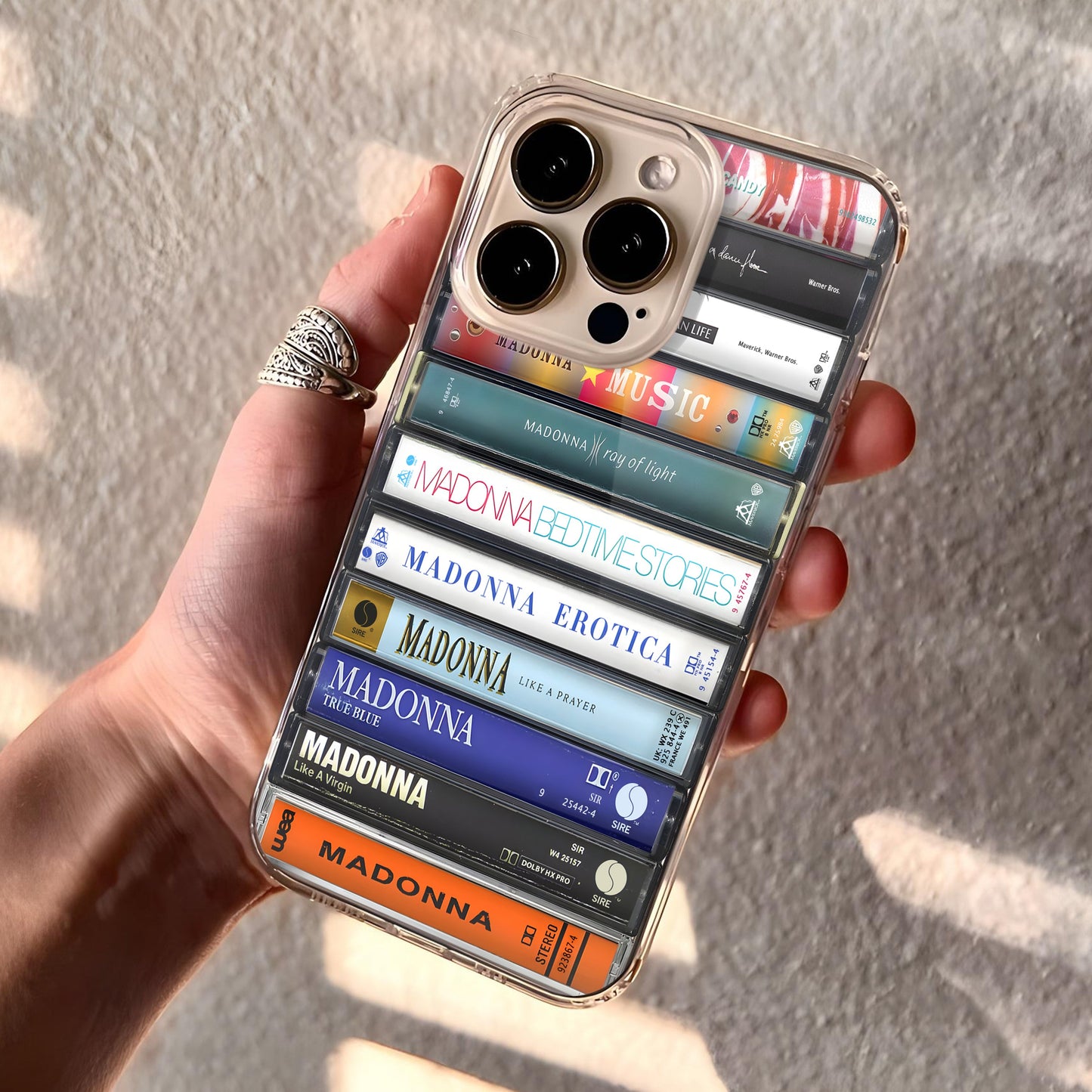 Madonna Albums Cassette Collection Retro Phone Case