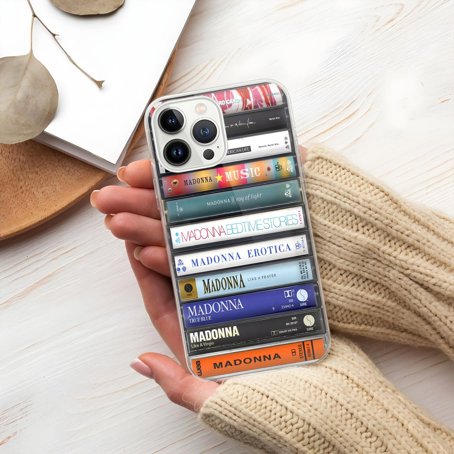 Madonna Albums Cassette Collection Retro Phone Case
